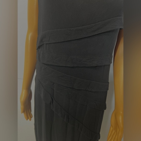 Lysse Lined Shaper Layered Maxi Dress Black Large - Picture 7 of 10